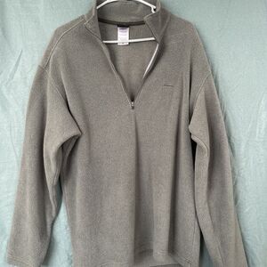 Patagonia Capilene Men XL Moss Green 1/4 Zip Pullover Micro Fleece Jacket